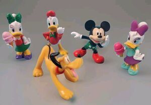 Just Play Disney Figures Daisy Pluto Donald Mickey Mouse Cake Topper Characters
